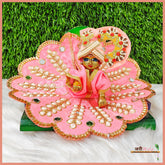 Blended Cotton Moti Work Gajri Poshak